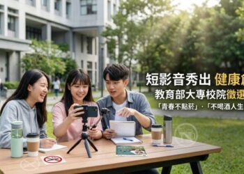 教育部短影音徵選活動開跑 大專校院秀出健康創意響應「青春不點菸」「不喝酒人生更長久」