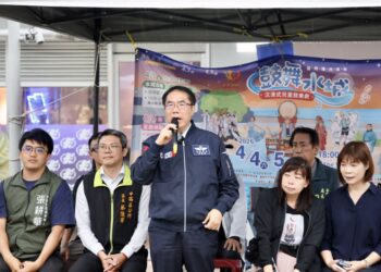 全臺首創水域沉浸式兒童鼓樂劇重現臺南運河百年歷史 黃偉哲市長邀市民來河樂廣場觀賞「鼓舞水城」