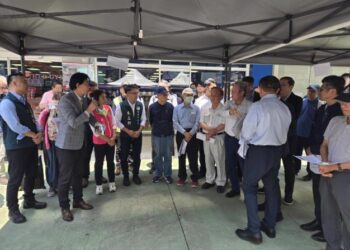 行政院工程會現勘臺南捷運第一期藍線 工程經費審議通過後將啟動招標