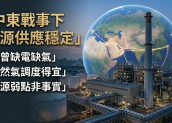 經濟部澄清中東戰事影響有限 國內未曾缺電缺氣 天然氣調度得宜駁斥外媒能源弱點說法