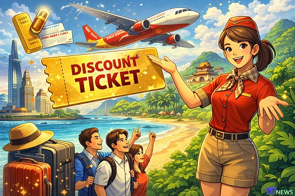 迎接連續假期與暑期旅遊 越捷航空推出 1,100 萬張優惠機票最高享 8 折優惠