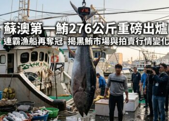 蘇澳第一鮪重磅出爐276公斤 全昌隆168號再奪冠 揭黑鮪市場與拍賣行情變化
