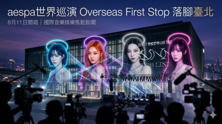 aespa世界巡演海外首站落腳臺北 2026年8月11日開唱場館與售票資訊引發關注