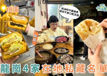 桃園美食推薦｜4 家在地人私藏龍崗美食名單 油條麻糬、炭烤蒜香串、麻油羊肉爐、回民烤餅