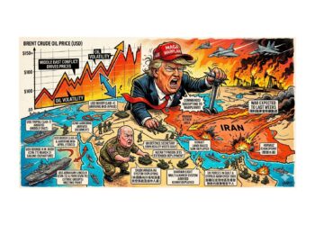 中東戰鼓擂動！英美三航艦大軍壓境，專家技術面示警：油價「雙鬼拍門」恐現中期頂部