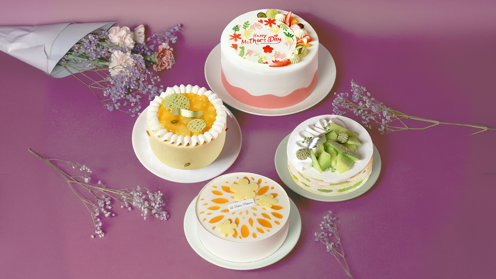 法朋烘焙甜點坊 × 愛樂薇母親節蛋糕登場，以 25% 輕脂鮮奶油打造輕盈新風味